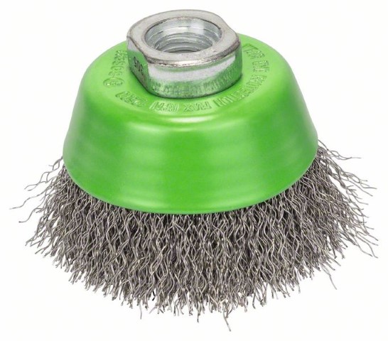 BOSCH WIRE CUP BRUSH CLEAN FOR INOX 65 MM X 0.3 MM M14 